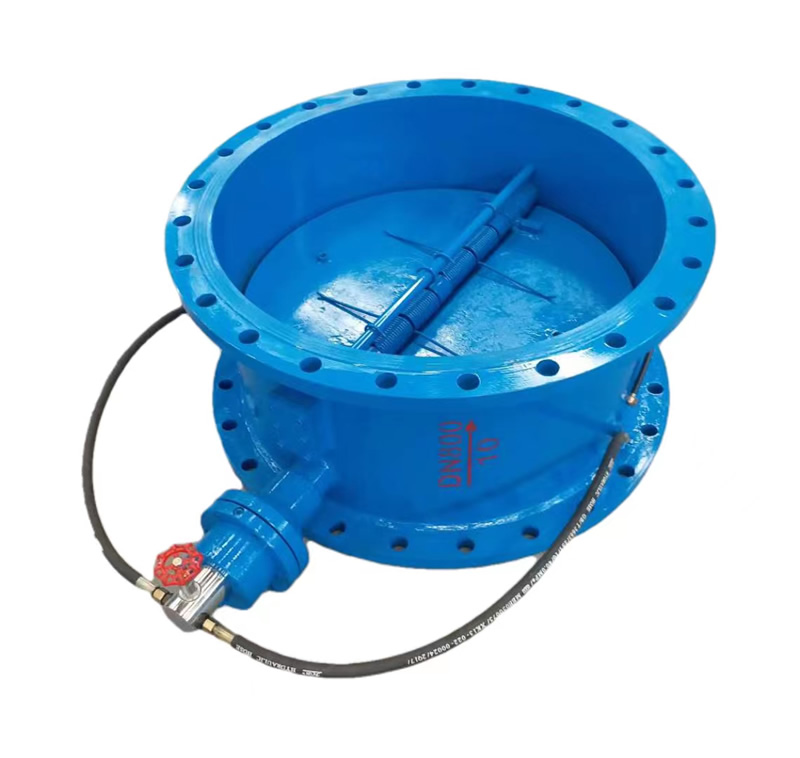 HH49X-10水力控（kòng）製閥 微阻緩閉蝶式消（xiāo）聲止回閥